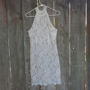 Sans Souci white lace dress